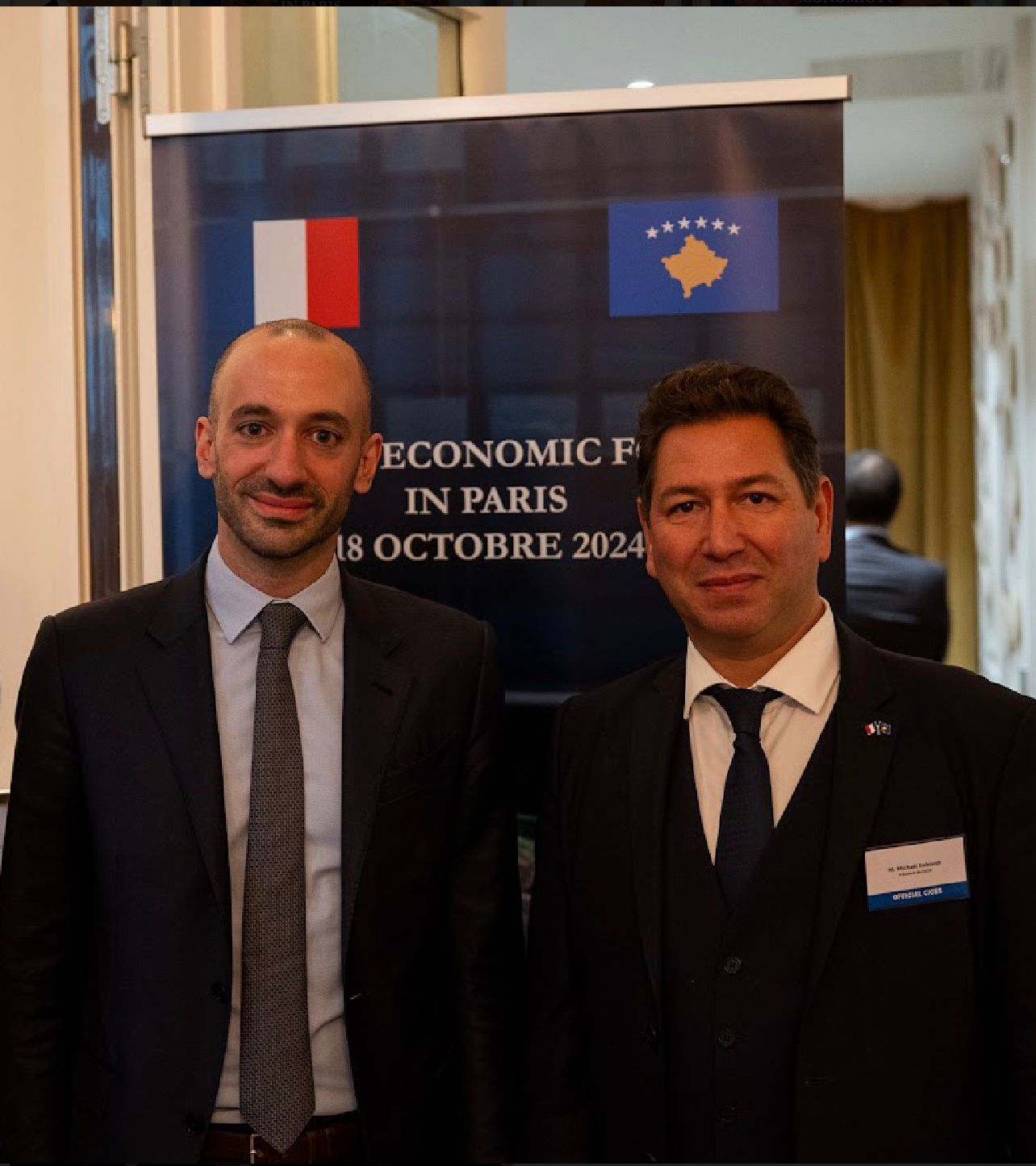 Rencontre Ministre délégué chargé de l'Europe - Benjamin HADDAD